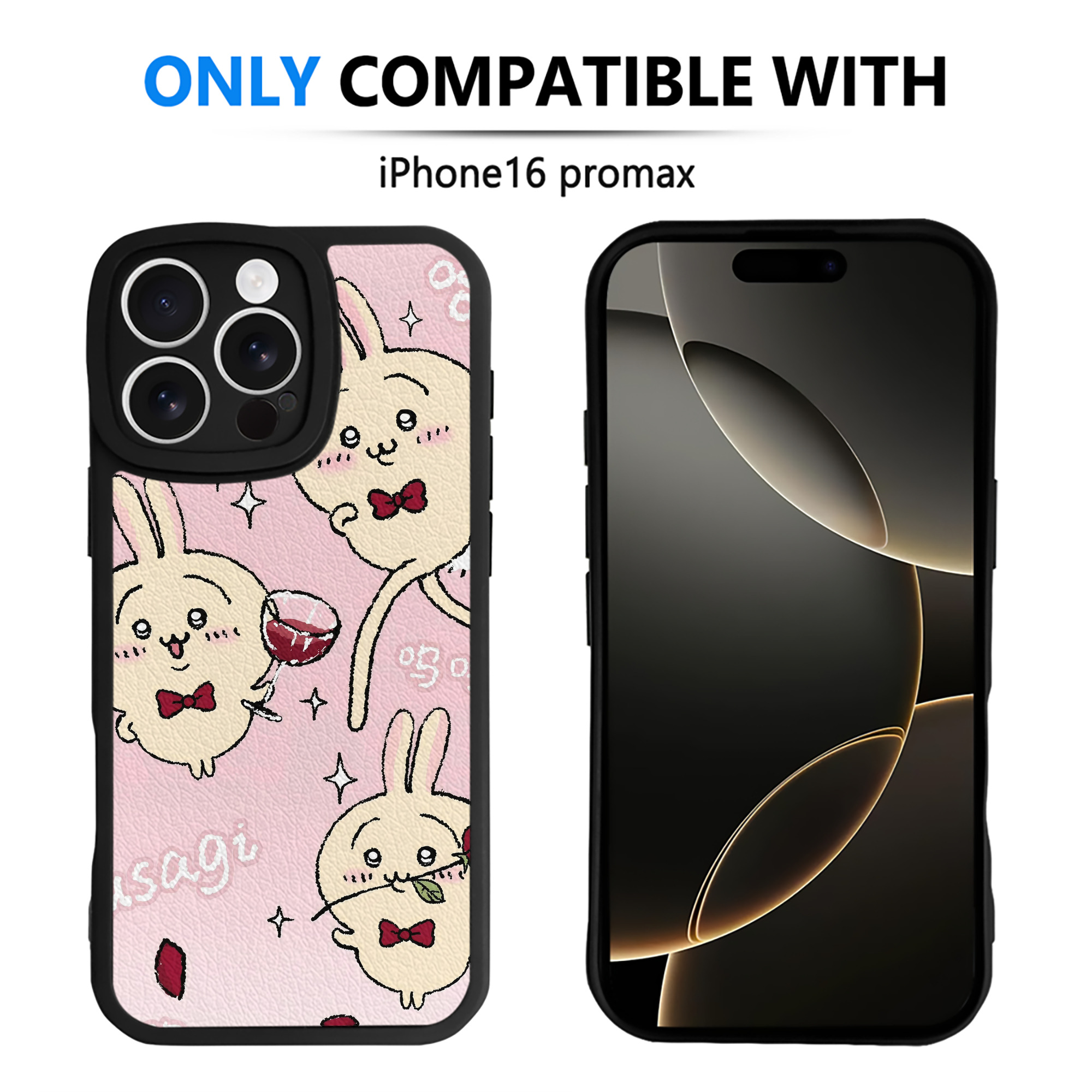 （画像用） ちいかわ Chii-kawa 【iPhone 16シリーズ対応】シリコンスマホケース（レザー調） 材質：シリコン